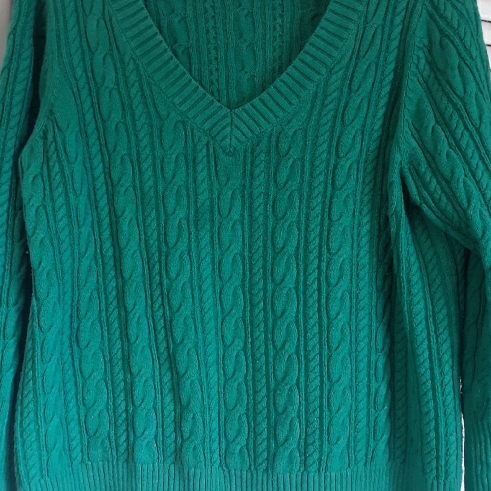 Green sweater
